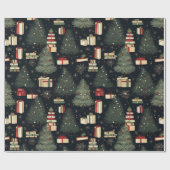 Weihnachten Geschenkpapier (Flach)