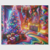 Weihnachten Geschenkpapier (Flach)