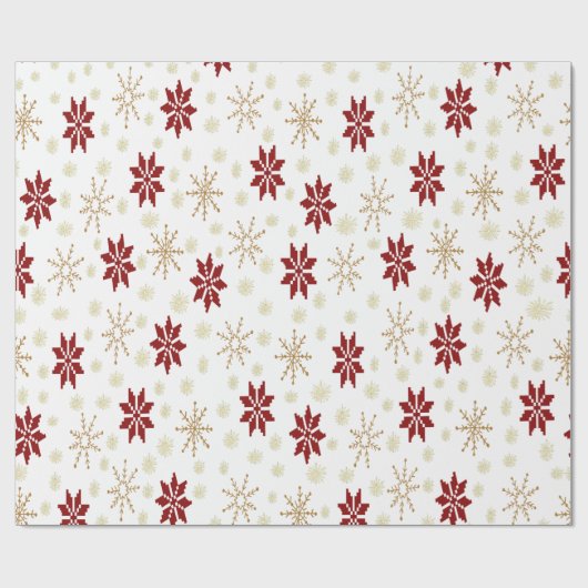 Weihnachten Geschenkpapier (Flach)