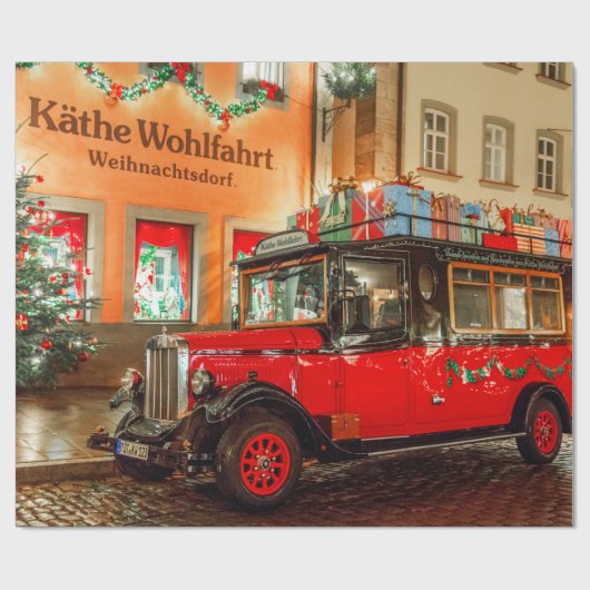 Weihnachten Geschenkpapier (Flach)