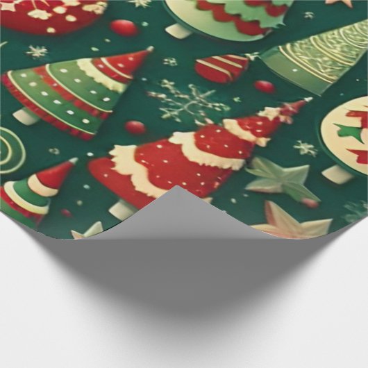 Weihnachten Geschenkpapier (Ecke)