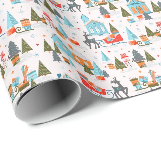 Weihnachten Geschenkpapier (Rolleneckpunkt)