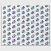 Weihnachten geschenkpapier (Flach)