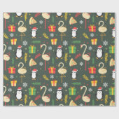 Weihnachten Geschenkpapier (Flach)