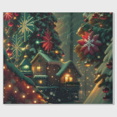 Weihnachten Geschenkpapier (Flach)