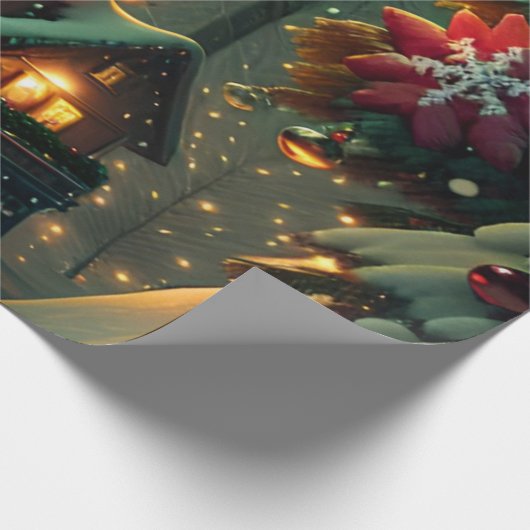 Weihnachten Geschenkpapier (Ecke)