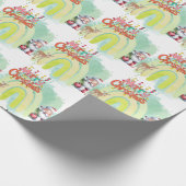 Weihnachten geschenkpapier (Ecke)