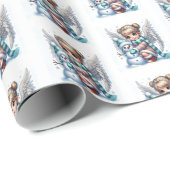 Weihnachten geschenkpapier (Rolleneckpunkt)