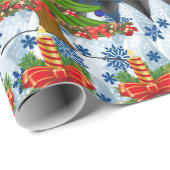 Weihnachten Geschenkpapier (Rolleneckpunkt)