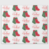 Weihnachten Geschenkpapier (Flach)