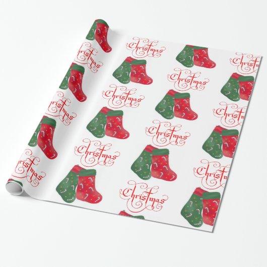 Weihnachten Geschenkpapier (Ungerollt)