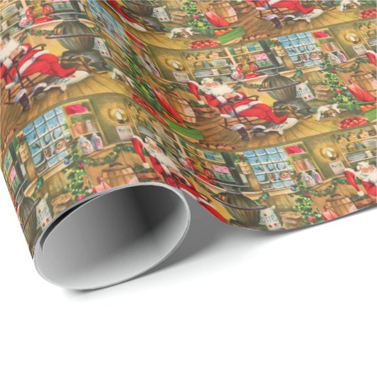 Weihnachten Geschenkpapier (Rolleneckpunkt)