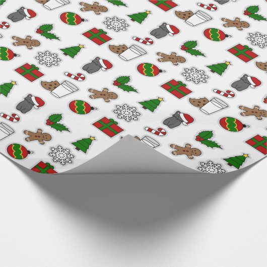 Weihnachten Geschenkpapier (Ecke)