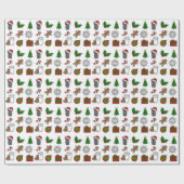 Weihnachten Geschenkpapier (Flach)