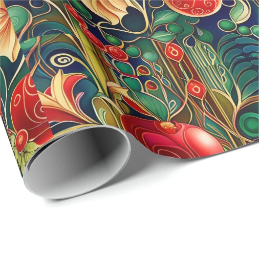 Weihnachten Geschenkpapier (Rolleneckpunkt)