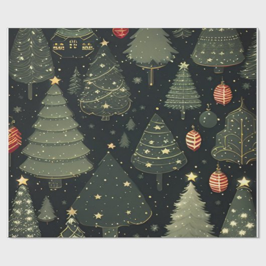 Weihnachten Geschenkpapier (Flach)