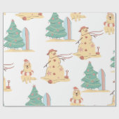 Weihnachten Geschenkpapier (Flach)