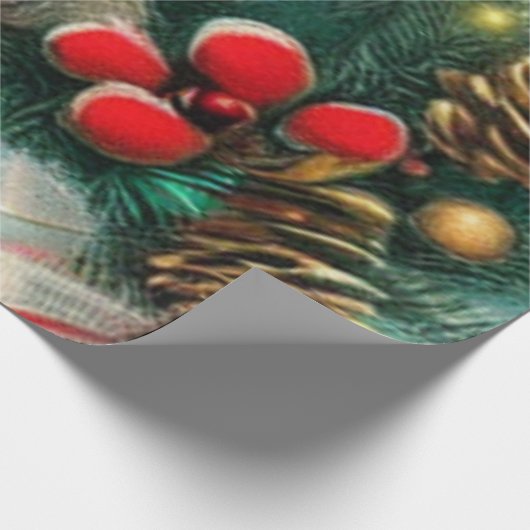 Weihnachten Geschenkpapier (Ecke)