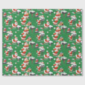 Weihnachten Geschenkpapier (Flach)