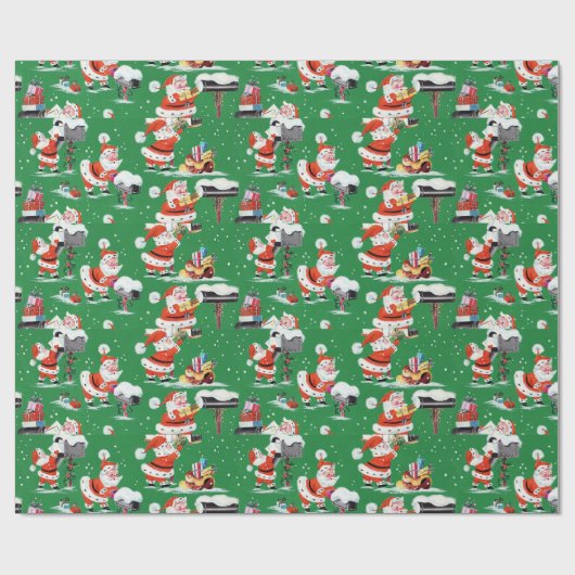 Weihnachten Geschenkpapier (Flach)