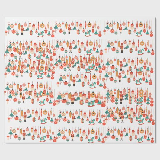 Weihnachten Geschenkpapier (Flach)