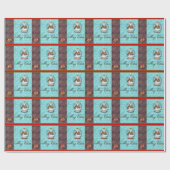 Weihnachten Geschenkpapier (Flach)