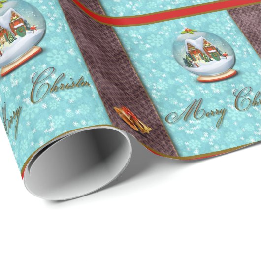 Weihnachten Geschenkpapier (Rolleneckpunkt)