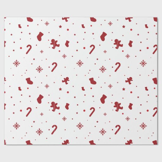Weihnachten Geschenkpapier (Flach)