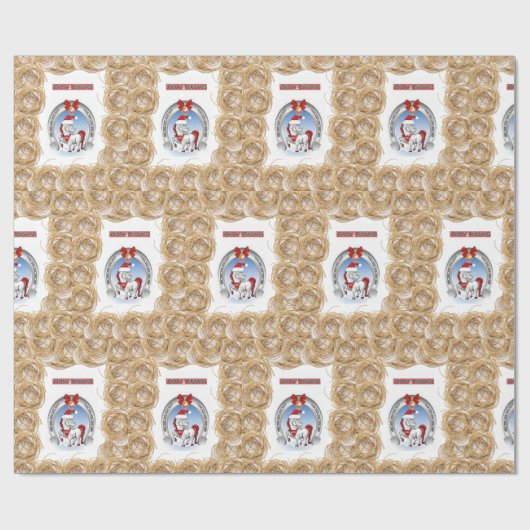 Weihnachten Geschenkpapier (Flach)