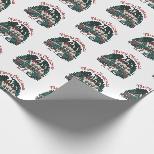 Weihnachten Geschenkpapier (Ecke)