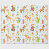 Weihnachten Geschenkpapier (Flach)