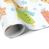 Weihnachten Geschenkpapier (Rolleneckpunkt)