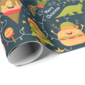 Weihnachten Geschenkpapier (Rolleneckpunkt)