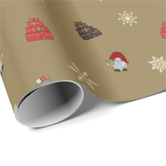 Weihnachten Geschenkpapier (Rolleneckpunkt)