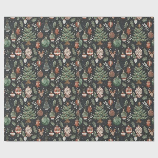 Weihnachten Geschenkpapier (Saum)