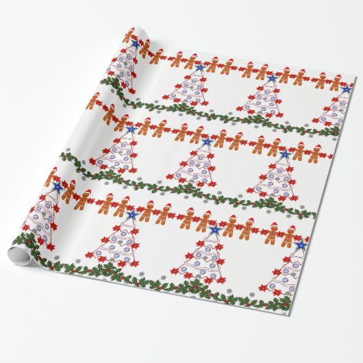 Weihnachten Geschenkpapier (Ungerollt)