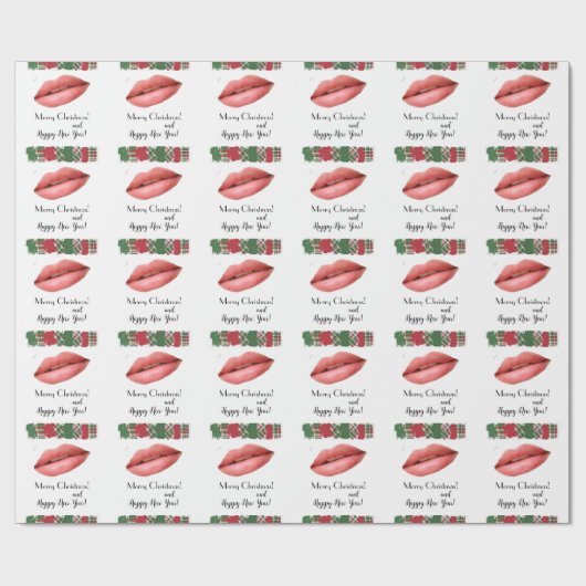 Weihnachten Geschenkpapier (Flach)