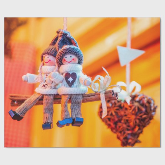 Weihnachten Geschenkpapier (Flach)