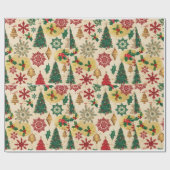 Weihnachten Geschenkpapier (Flach)