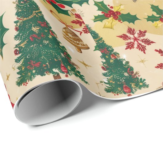 Weihnachten Geschenkpapier (Rolleneckpunkt)