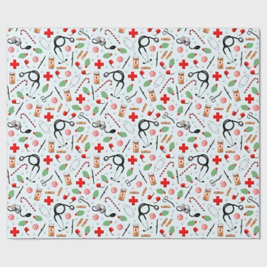 Weihnachten Geschenkpapier (Flach)