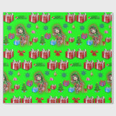 Weihnachten Geschenkpapier (Flach)