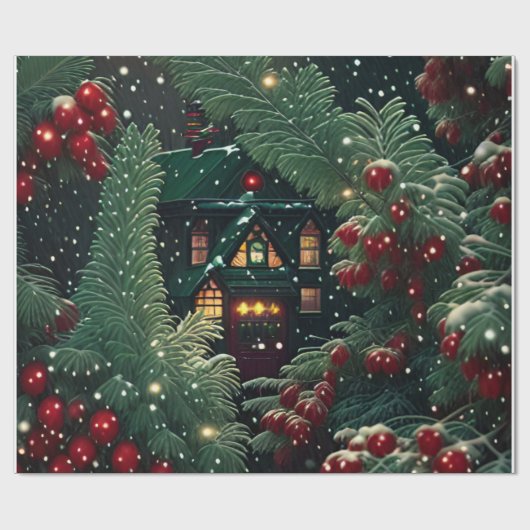 Weihnachten Geschenkpapier (Flach)