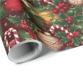 Weihnachten Geschenkpapier (Rolleneckpunkt)