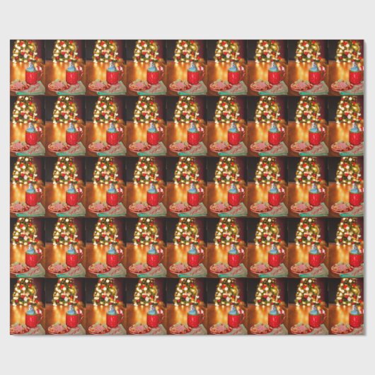 Weihnachten Geschenkpapier (Flach)