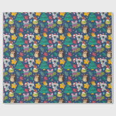 Weihnachten Geschenkpapier (Flach)