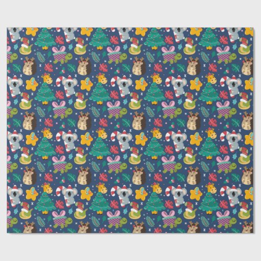 Weihnachten Geschenkpapier (Flach)