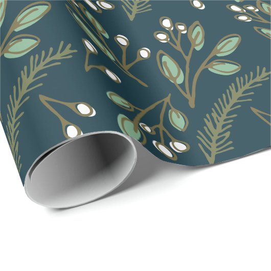 Weihnachten Geschenkpapier (Rolleneckpunkt)