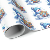 Weihnachten geschenkpapier (Rolleneckpunkt)
