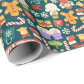 Weihnachten Geschenkpapier (Rolleneckpunkt)